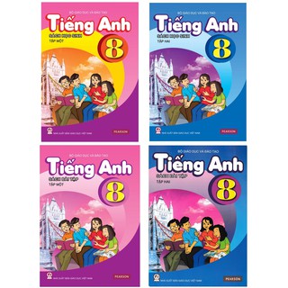 Sách - Tiếng anh lớp 8 - trọn bộ 4 quyển (không kèm đĩa)