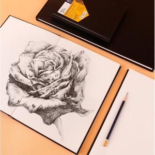 Sổ sketch Mont Marte bìa giả da size A4, A5