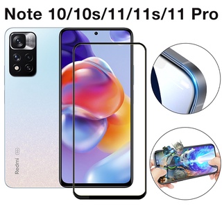 Kính Cường Lực Redmi Note 11 Pro 11r 11s 11 Prime 5g Note 10 11s full màn cao cấp tặng kèm khăn lau màn hình Kính [9D]