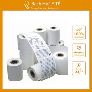 Giấy In Nhiệt Điện Tim 8CM K80 dùng trong y tế.