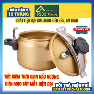 Nồi Áp Suất Sunhouse Đa Năng Chất Liệu Anod Siêu Bền Bỉ, An Toàn