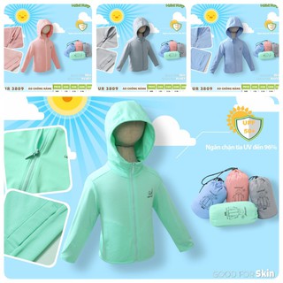 Áo khoác chống nắng đa năng cho bé từ 1-5 tuổi UALA ROGO 3809 3815