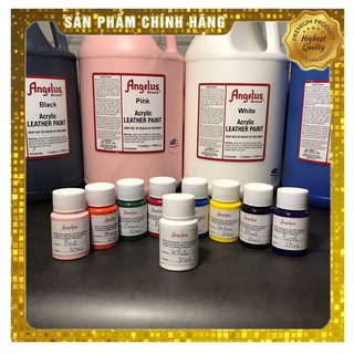 Màu vẽ Angelus Leather Paint combo 6-9-12 màu