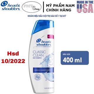 [USA] Dầu gội Head &amp; Shoulders Classic Clean 400ml sạch gàu - Mỹ