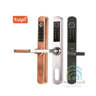 Khóa Cửa Cổng 2 Mặt Đọc Vân Tay Chống Nước Wifi Tuya SHP-DLS9E