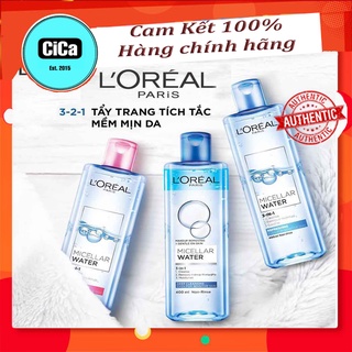 [Chính Hãng] Nước tẩy trang Loreal - L'Oreal Paris 3-in-1 Micellar Water 400ML [CiCa cosmetic]