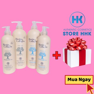 Dầu gội xả BIOTIN COLLAGEN NEW siêu mềm mượt tóc