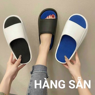 Dép quai ngang nam nữ đế bánh mì cao 5cm chất liệu eva siêu bền hợp thời trang
