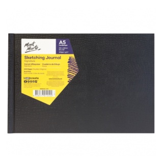 Sổ bìa da Mont Marte Sketching Journal - 150gsm - A5/A4/A3 - 100 tờ