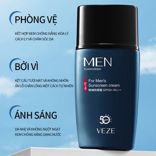 [HCM] VENZEN Kem Chống Nắng Cho Nam tự nhiên của đàn ông,UV SPF50 + PA +++ - URBFZFSS-M
