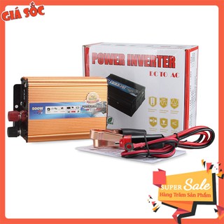 ĐỔI NGUỒN 500W 12V LÊN 220V