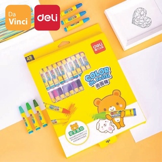 [ DaVinci ] Bút sáp, Màu Sáp dầu học sinh Deli - 12 màu/18 màu/24 màu/36 màu - 1 hộp - 6961/6962/6963/6964