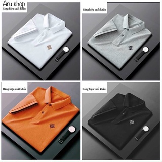 Áo thun polo nam ngắn tay cổ bẻ vải cotton co dãn thoáng mát Aru Shop