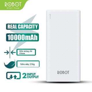 Pin Sạc Dự Phòng ROBOT 10.000mAh - 2 Output &amp; 2 Input