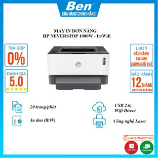 Máy in HP Neverstop Laser 1000w,1Y WTY_4RY23A