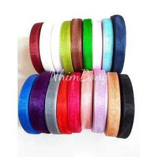 Ruy băng voan 1,2 - 1,7cm (cuộn 45m)