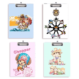 kẹp tài liệu bìa cứng chopper KTLG23 one piece dễ thương cute size A4 hoạt hình