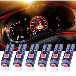 Set 6 Đèn Led Kevanly T5 W1.2W 3030 DC12V Gắn Bảng Đồng Hồ Xe Ô Tô Chất Lượng Cao