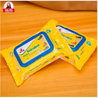 [ SẢ KHO NGHỈ BÁN ] GIẤY LAU GIÀY TIỆN LỢI SIÊU HÓT HỘP 30 TỜ SIÊU SẠCH