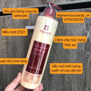 ✅ Hàng_Chính_Hãng_100%_New 2021✅ Dầu gội chống rụng kích mọc tóc Wellmate 500ml new 2021