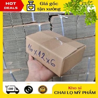 [GIÁ TẬN GỐC] [Combo 5sp] Hộp Carton Giá Rẻ ❤ [16x12x6] Thùng Hộp Carton Đóng Gói Hàng , phụ kiện du lịch