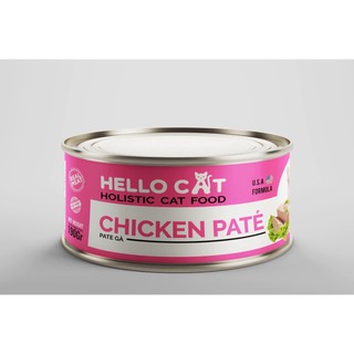 [CHÍNH HÃNG] [DATE XA] Pate cho mèo Hello Cat lon 190gr