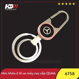 Móc Khóa Xe Máy Ô tô ️Cao Cấp In Logo ⚽FREESHIP️⚽ Móc Khóa Xe Máy Ô tô QLMA [Ảnh thật] Từ Thép Cao Cấp Gài Thắt Lưng Nam
