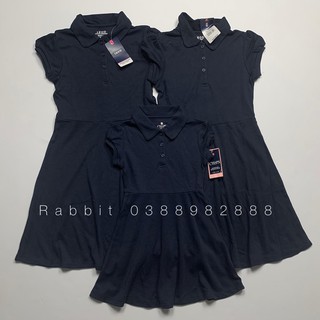 Váy thun cổ lật - RABBITSHOP