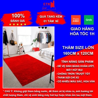 Thảm trải sàn phòng khách, thảm lông trang trí phòng ngủ cao cấp 160x 120cm