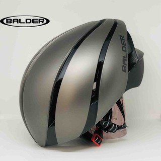 Nón xe đạp thể thao BALDER B86 cao cấp XÁM NHÁM