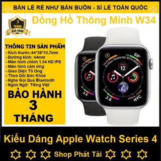 Đồng Hồ Thông Minh I Watch Vipoka W34 Cao Cấp Có Tiếng Việt Nghe Gọi Điện Thoại Seri iv 2020