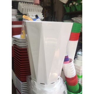 (VIPSALE)Chậu kim cương tám cạnh loại to hàng tiêu chuẩn chất lượng