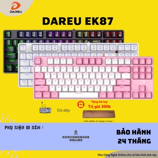 Bàn phím cơ Gaming DAREU EK87 – MULTI-LED (Blue/ Brown/ Red switch)