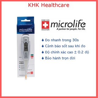 Nhiệt kế điện tử Microlife MT500 đo nhanh 30 giây, có cảnh báo sốt cao