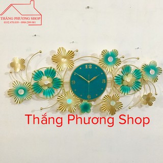 [Mẫu Mới] Đồng Hồ Treo Tường Trang Trí Hoa Lá Mùa Xuân TP-041 ( Hàng Loại 1 )
