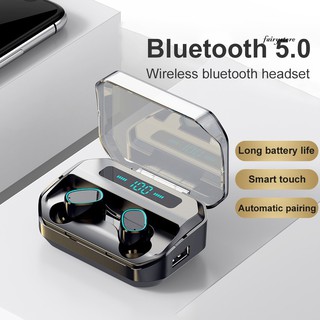 Tai Nghe Nhét Tai Bluetooth 5.0 Fs + M8 Kèm Phụ Kiện