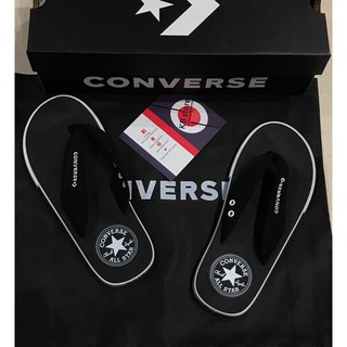 Dép Converse đen đế nhám quai đen chính hãng