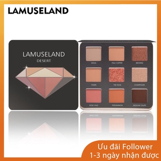 Bảng phấn mắt LAMUSELAND LA33 9 màu thời thượng 12g