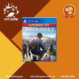 Đĩa game Watch Dogs 2 dành cho máy PS4