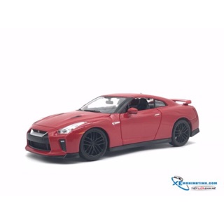 Xe mô hình tĩnh Nissan GT-R Year 2017 Bburago 1:24 ( Đỏ )