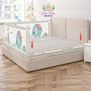 Thanh chắn giường điều chỉnh độ cao Baby Number cao cấp cho bé