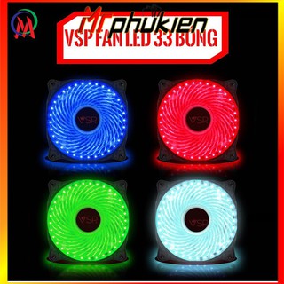 Quạt tản nhiệt máy tính 12cm Led 33 Bóng - Fan case chuyên dụng - MrPhukien
