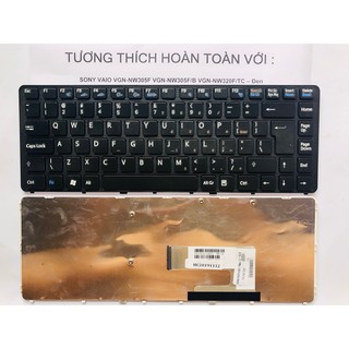 Bàn Phím Laptop SONY Vaio VGN-NW305F NW VGN-NW305F/B VNG-320F/TC Màu Đen Hàng Mới 100% Bảo Hành 12 Tháng Toàn Quốc