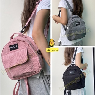 BALO NHUNG MINI SIU CUTE MANG ĐI HỌC ĐI CHƠI UNISEX BL02