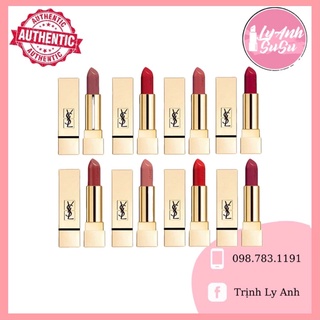 SON THỎI YSL ROUGE PUR COUTURE THỎI VUÔNG