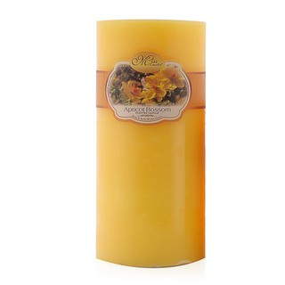 Nến thơm trụ tròn D7H15 Miss Candle MIC0277 7 x 15 cm (Vàng, hương hoa mai)