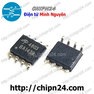 [2 CON] Mosfet Dán AO4803 SOP-8 5A 30V (2 Kênh P) (SMD Dán) (4803)
