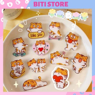 Huy Hiệu, Pin Cài Áo, Balo Họa Tiết Hổ Xinh Xắn BiTi Store