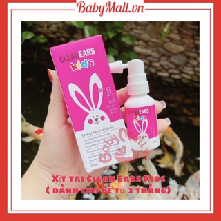 Xịt tan ráy tai cho bé Cleanears Kid 30ml Úc