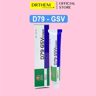 D79 GSV Cream Giảm Mụn Trứng Cá, Mụn Lưng, Dày Sừng Nang Lông 15g Quablue